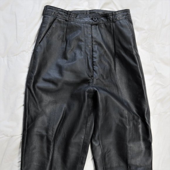 Leather Moto/Biker Jacket & Pants Smaller Size - Picture 5 of 9